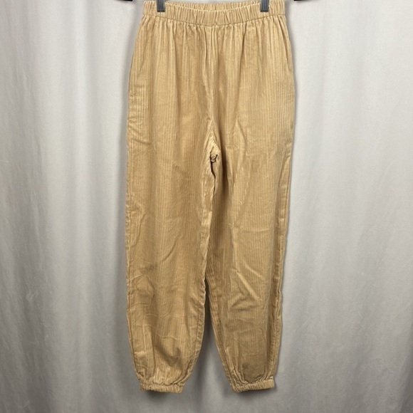 Anthropologie Sadie & Sage Do Si Dos Cord Pants - Beige - Size Small - Picture 4 of 12